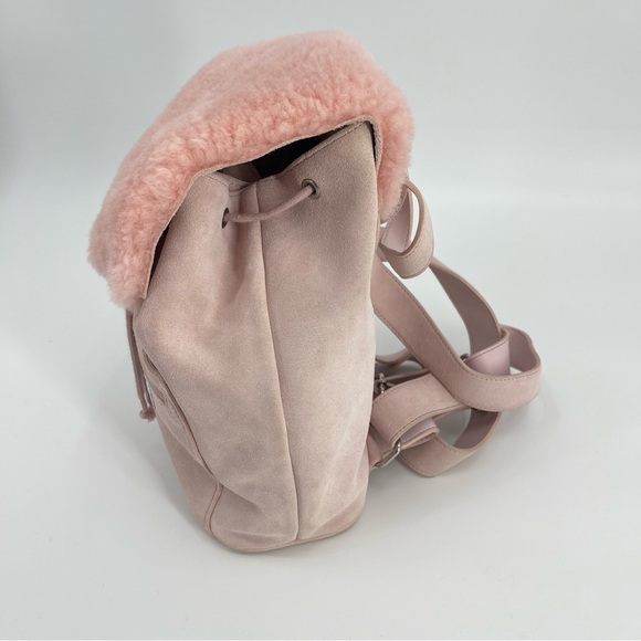UGG Australia Nordie Light Pink Suede Mini Backpack Purse Cottagecore Coquette - Picture 6 of 15